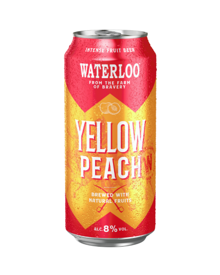 WATERLOO YELLOW PEACH 44CL CAN /12