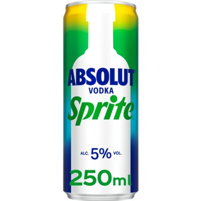 ABSOLUT SPRITE 5% 25CL CAN/12
