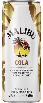 MALIBU COLA 25CL CAN /12