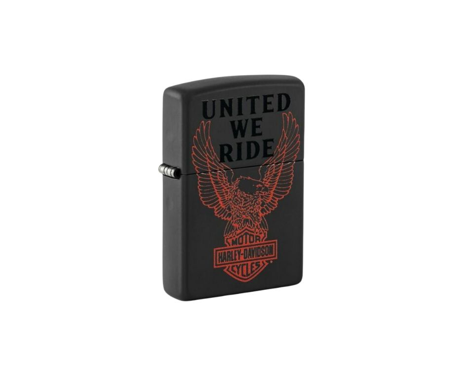 ZIPPO LIGHTER 60007092 H-D BLACK MATTE