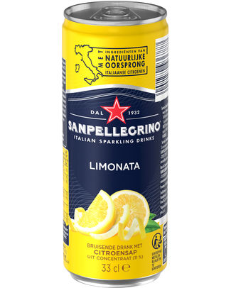 SAN PELLEGRINO 33CL LIMONATA CAN /4X6PACK