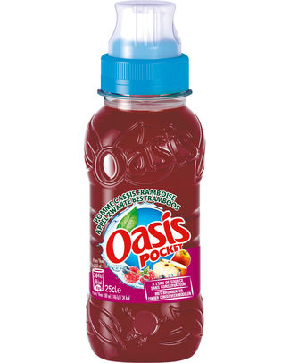 OASIS 25CL APPLE/BLACKC./RASPB. PET /24