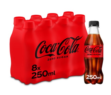 COCA COLA ZERO 25CL PET /3x8PACK