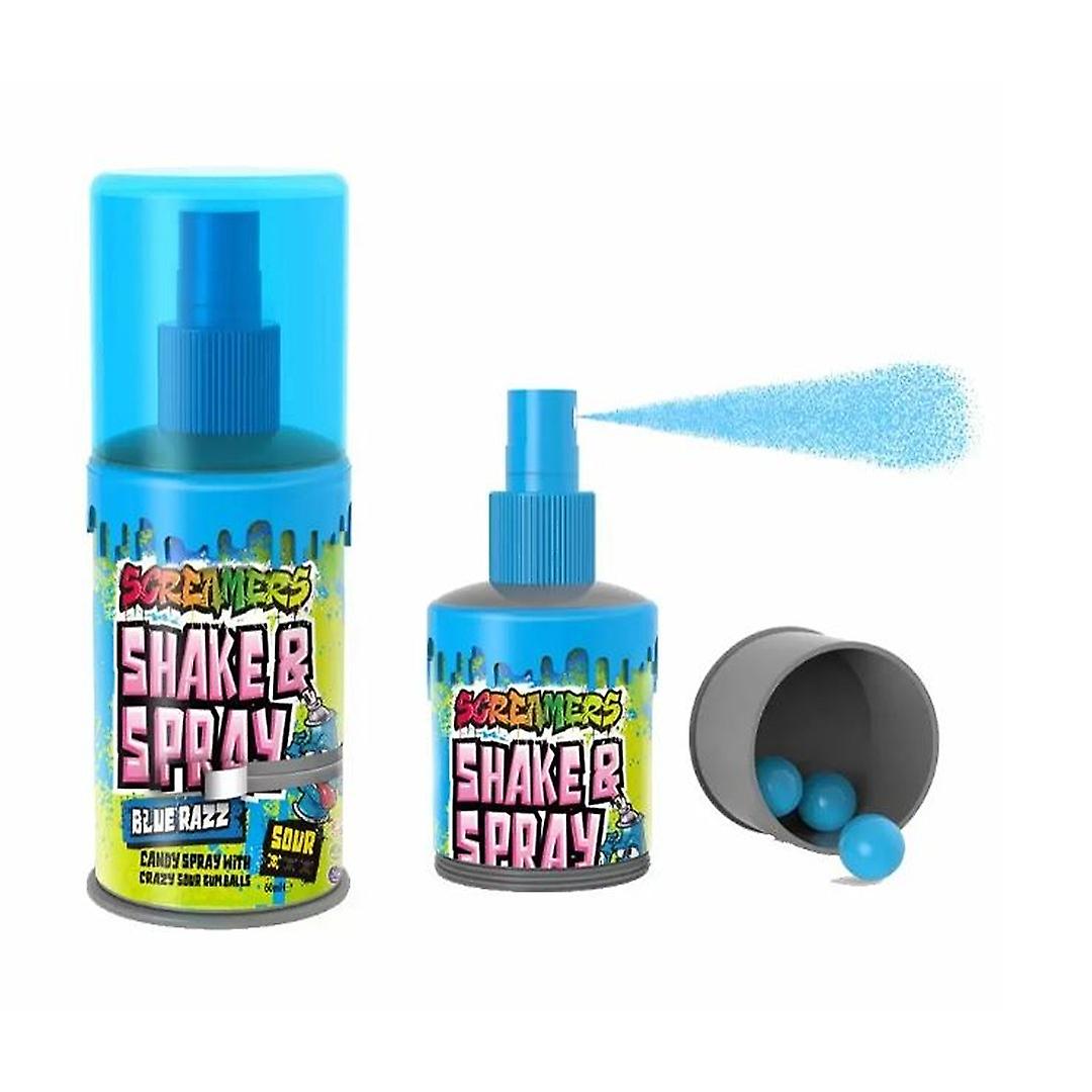 ZED SCREAMERS SHAKE&SPRAY BLUE RAZZ /12