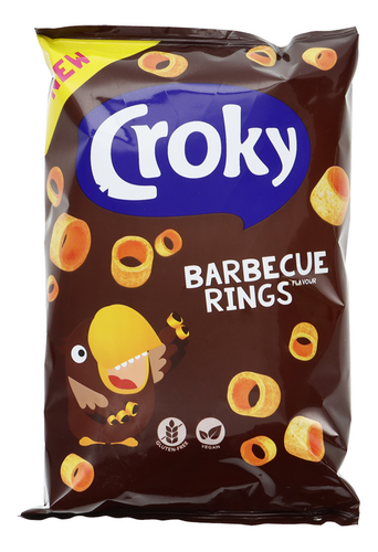 CROKY HULA HOOPS BARBECUE 100G /18