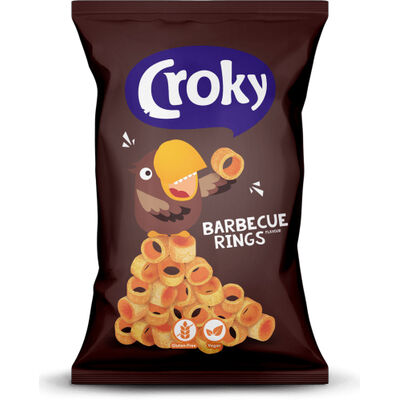 CROKY HULA HOOPS BARBECUE 075GR /24
