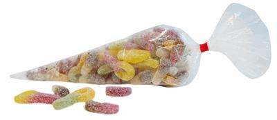SNOEPZAK 300GR ZURE MIX /16