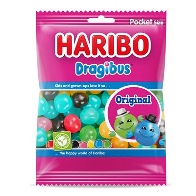 HARIBO 080GR DRAGIBUS POCKET /18