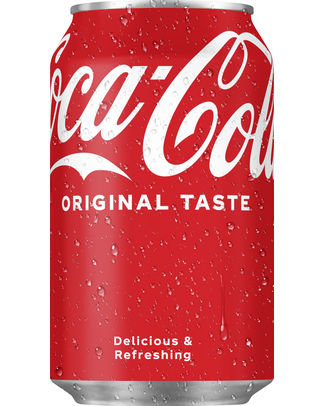COCA COLA REG 33CL FAT CAN /24