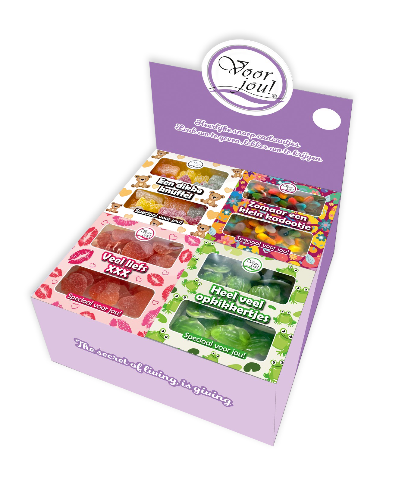 VOOR JOU DISPLAY CANDY GIFTS 16pcs