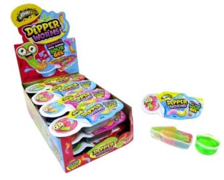 JOHNY BEE JUICY WORMS 59GR /12