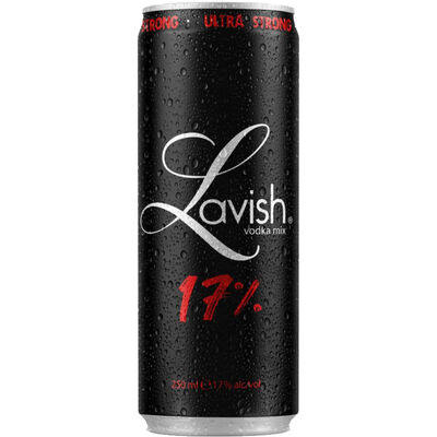 LAVISH ULTRA STRONG 17% 25CL CAN /24