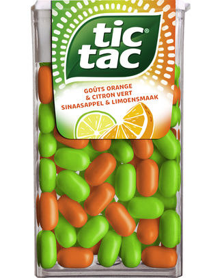TIC TAC T100 LIME-ORANGE 049GR /16