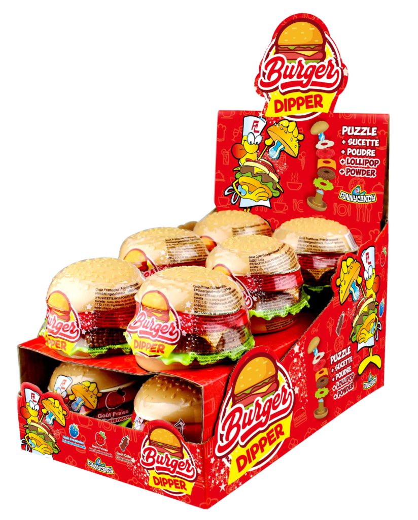 CANDY BURGER DIPPER 21GR /12