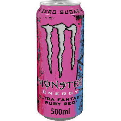 MONSTER 50CL ULTRA FANTASY RUBY RED CAN/24