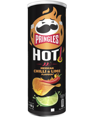 PRINGLES 160GR HOT CHILLI LIME /6