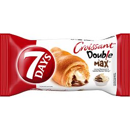 7DAYS 80GR CROISSANT CACAO/VAN /20