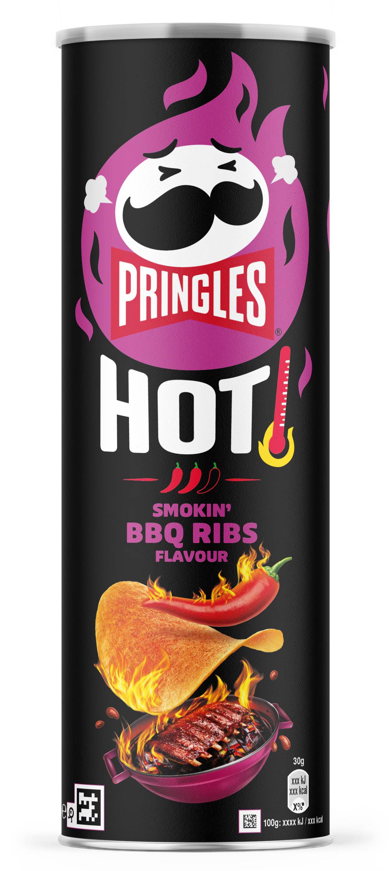 PRINGLES 160GR HOT SPICY BBQ /9