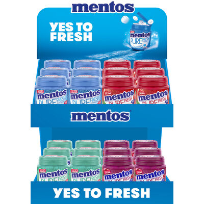 MENTOS DISPLAY GUM PURE FRESH /24
