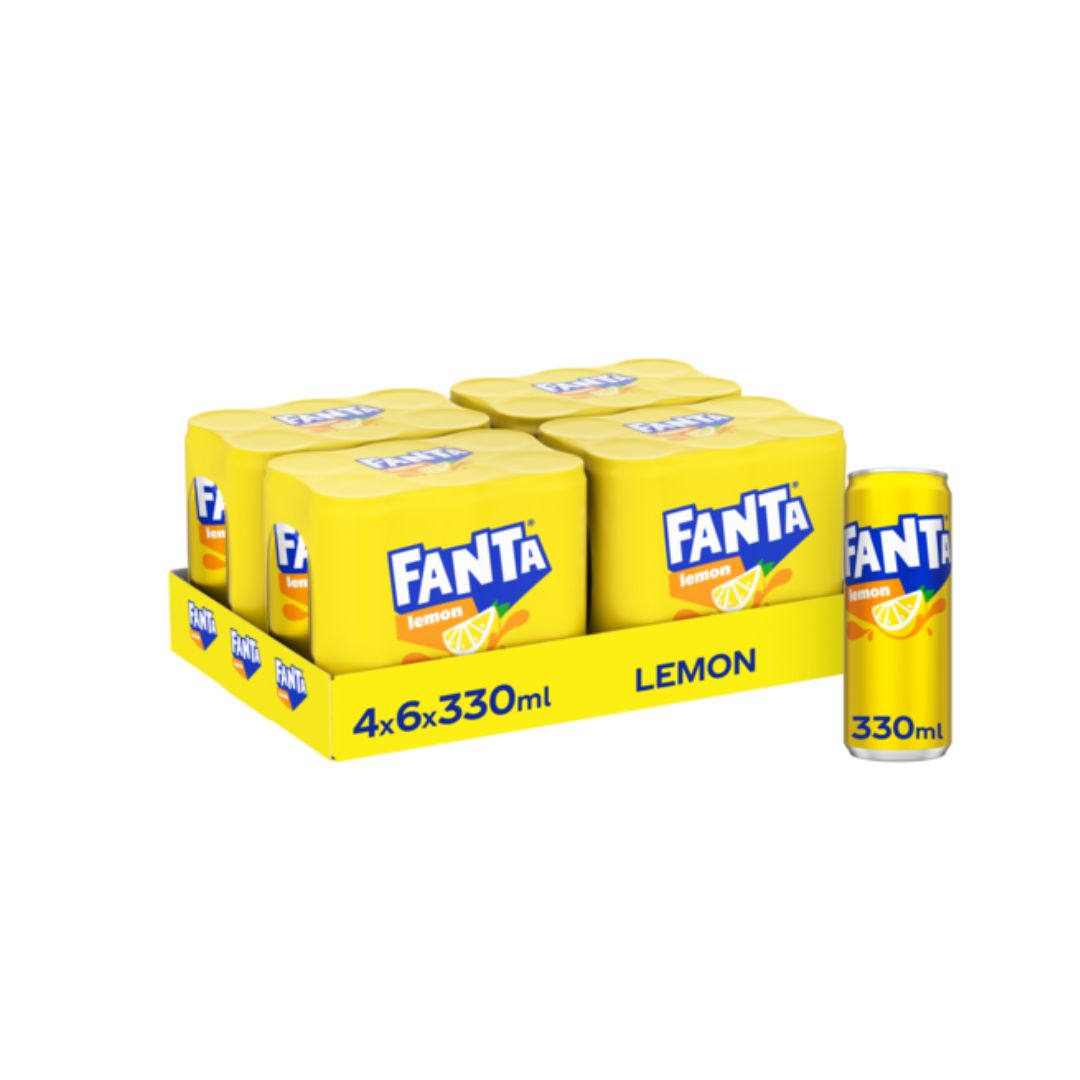 FANTA 33CL LEMON CAN /4X6PACK