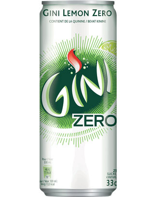 GINI ZERO 33CL CAN /4X6PACK