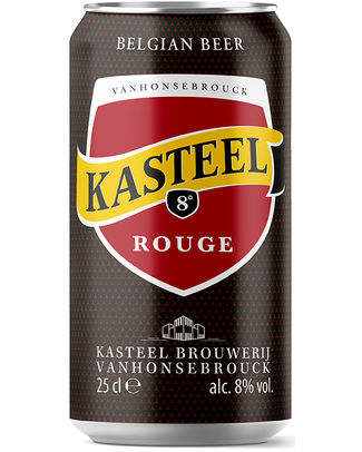 KASTEELBIER ROUGE 25CL CAN /24