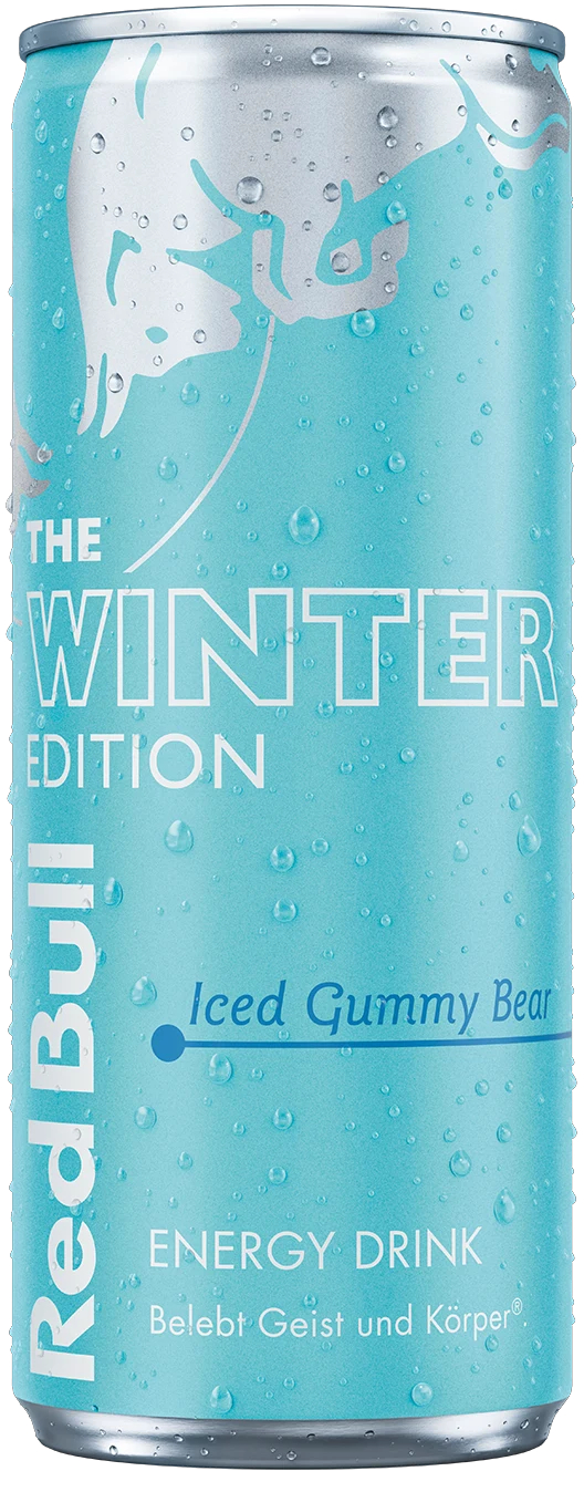 RED BULL 25CL IMP ICED GUMMY BEAR CAN /24