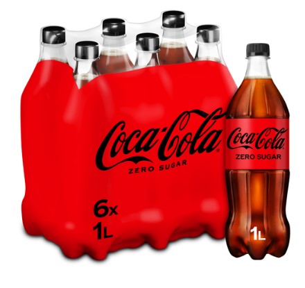 COCA COLA ZERO 1,0L PET /6