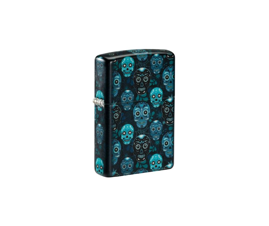 ZIPPO LIGHTER 60007107 SKULLS GLOW IN THE DARK GREEN