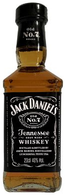 JACK DANIELS WHISKY 40% 20CL FLASK OW