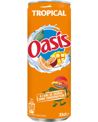OASIS 33CL TROPICAL CAN /24