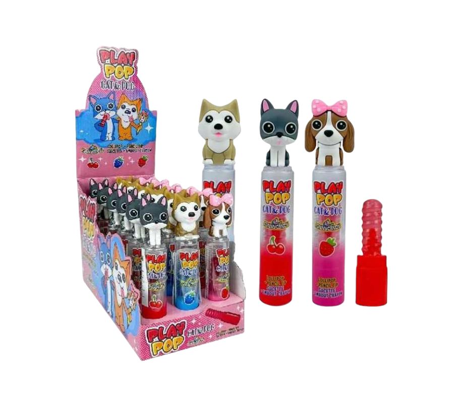 CANDY PLAY POP CAT & DOG /18