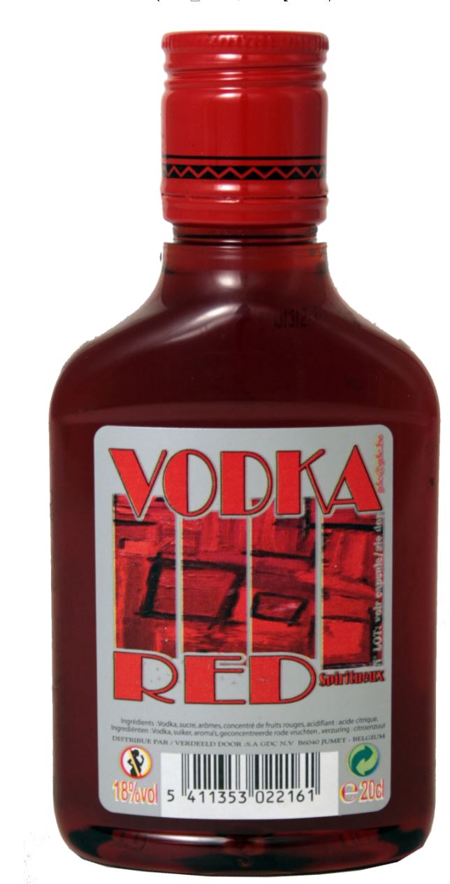 GDC VODKA RED 15% 20CL PET