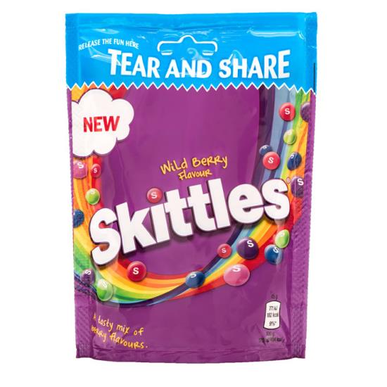 SKITTLES 136GR STAZAK WILD BERRY /15