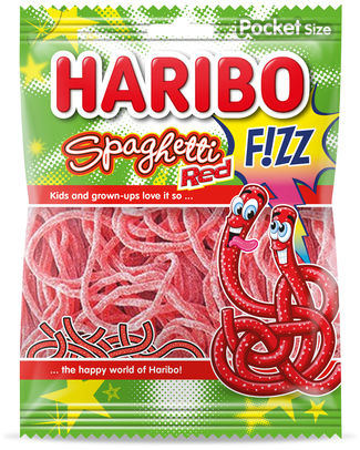 HARIBO 070GR  SPAGHETTI /28