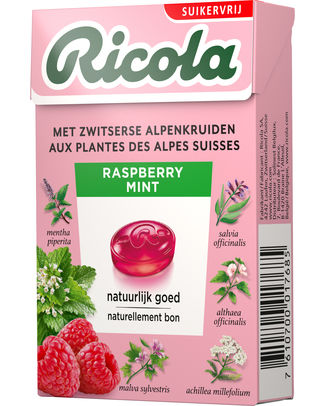 RICOLA RASPBERRY MINT ZS BOX 050GR /20