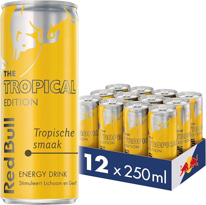 RED BULL 25CL IMP TROPICAL CAN /12