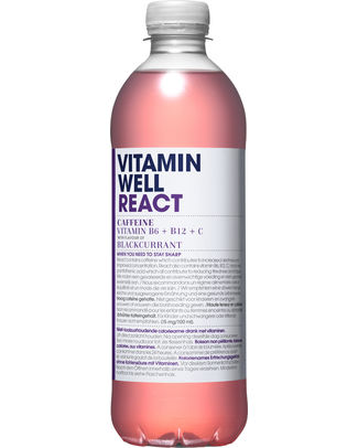 VITAMIN WELL 50CL REACT BLACKCUR. /12