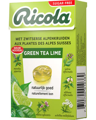 RICOLA GREEN TEA LIME 050GR /20