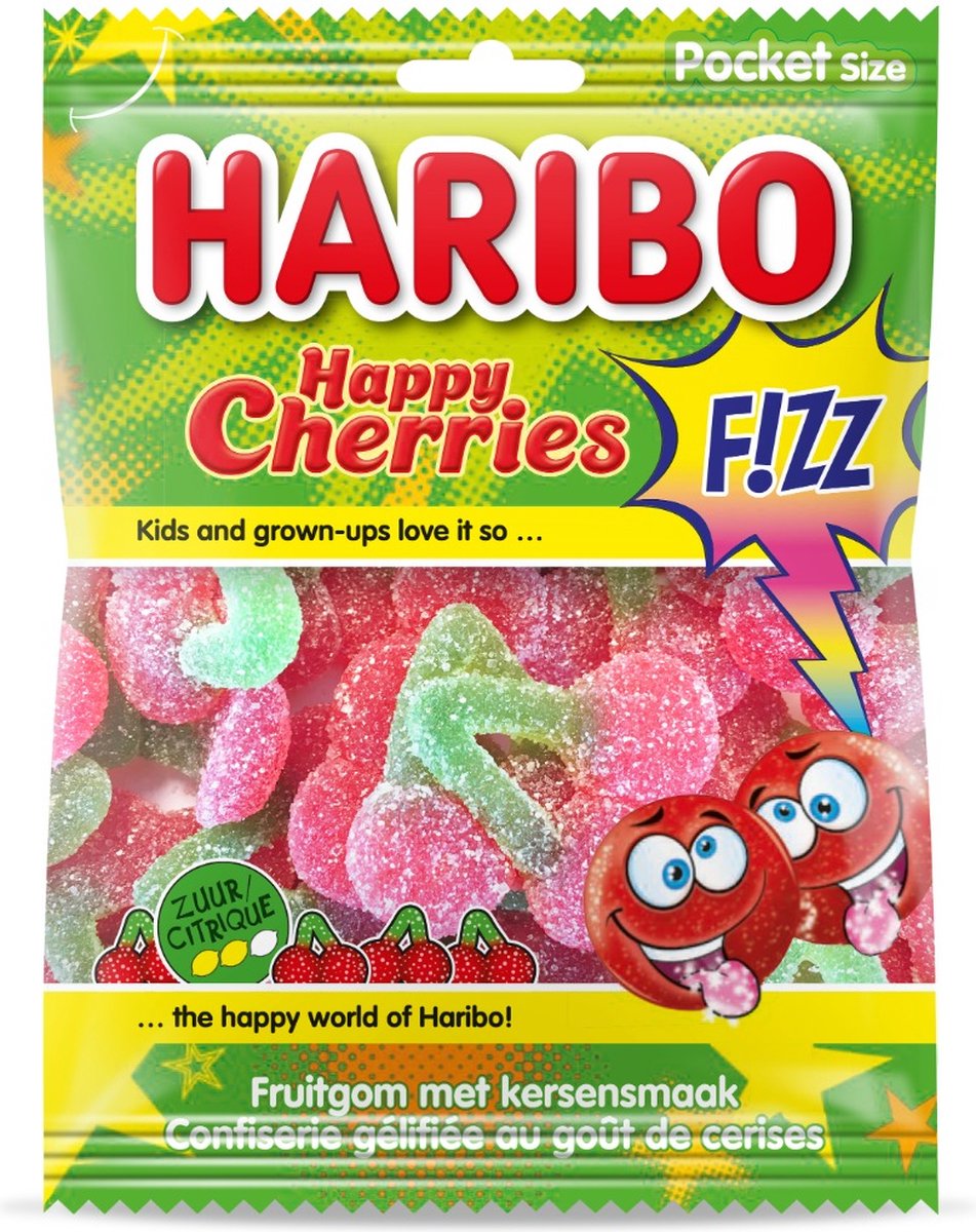 HARIBO 200GR ZURE KERSEN /14