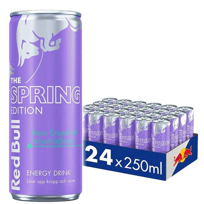 RED BULL 25CL IMP PINK GR./WOODRUFF CAN /24
