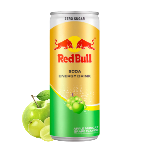 RED BULL 25CL IMP THAI GREEN APPLE/MUSCAT/GRAPE CAN /24