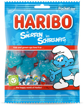 HARIBO 075GR SMURFEN /28