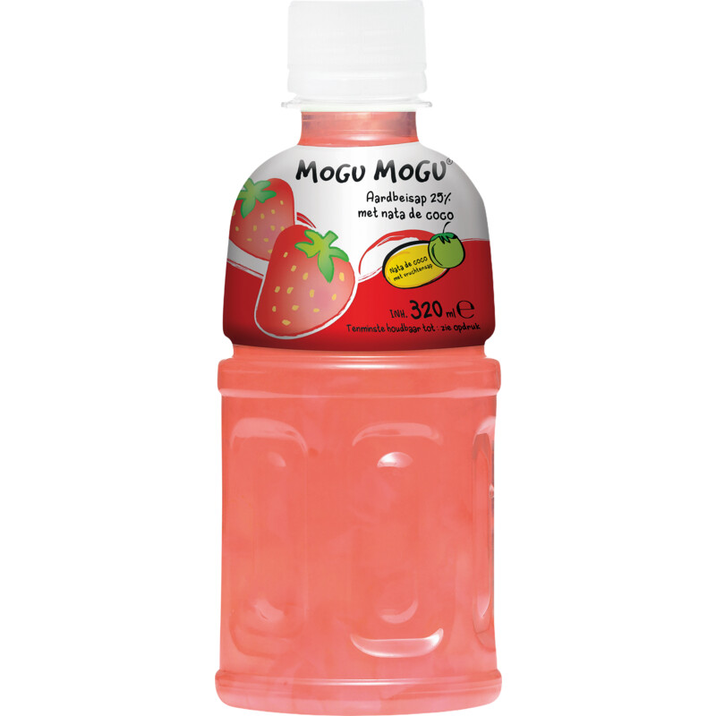 MOGU MOGU AARDBEI 32CL PET /4X6PACK