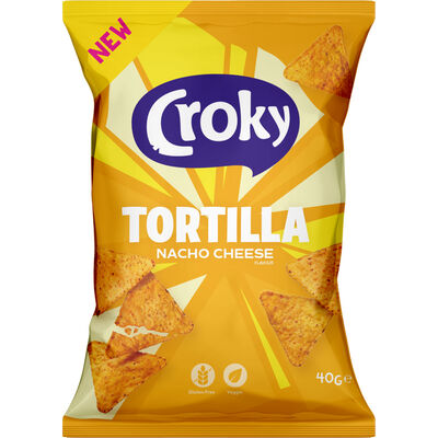 CROKY 040GR TORTILLA NACHO CHEESE/20
