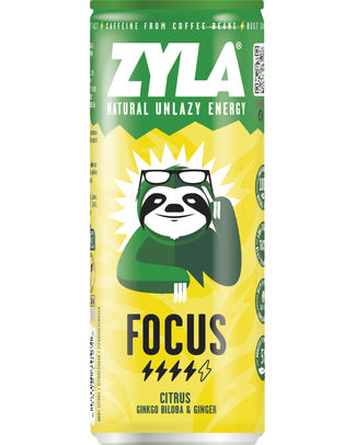 ZYLA FOCUS CITRUS 25CL CAN /24