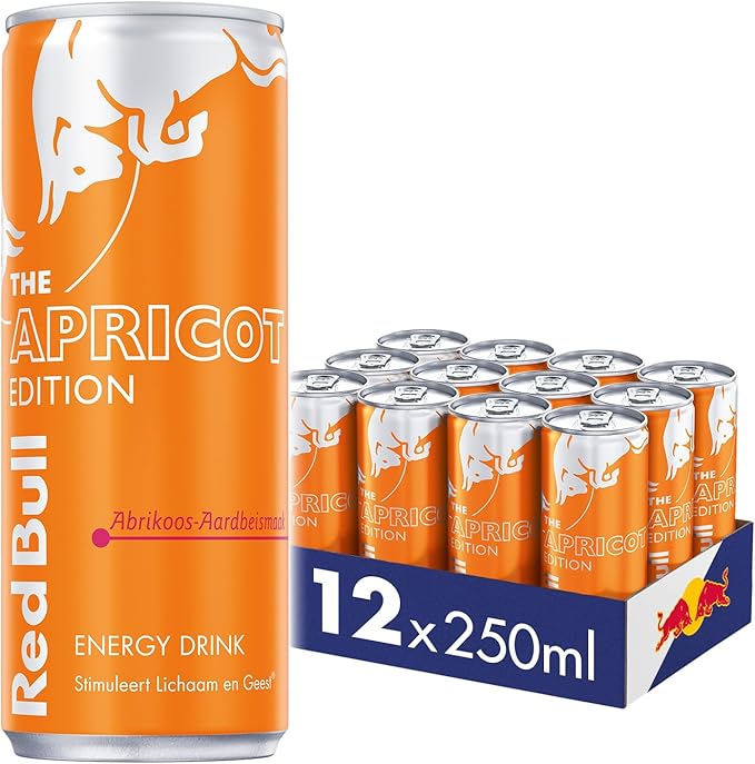 RED BULL 25CL IMP APRICOT EDITION CAN /12