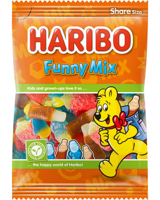 HARIBO 185GR FUNNY MIX /20