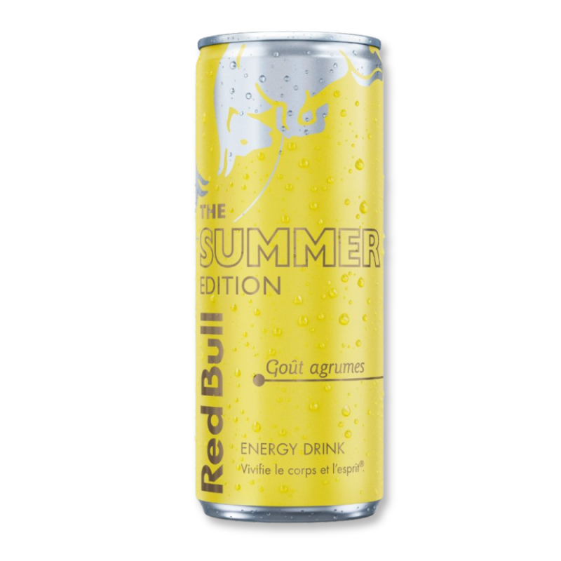 RED BULL 25CL IMP AGRUMES CAN /24