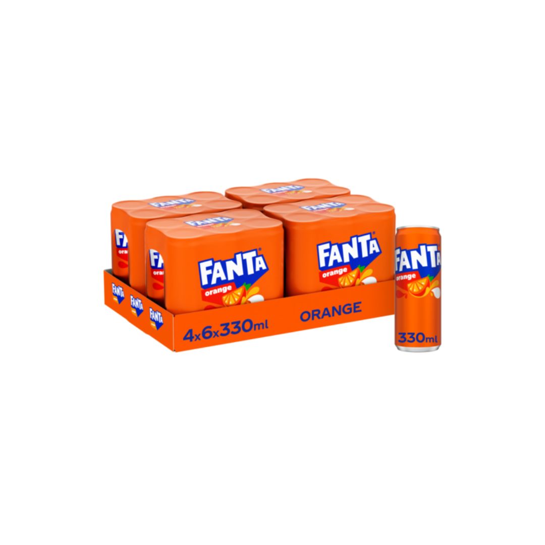 FANTA 33CL ORANGE CAN /4X6PACK